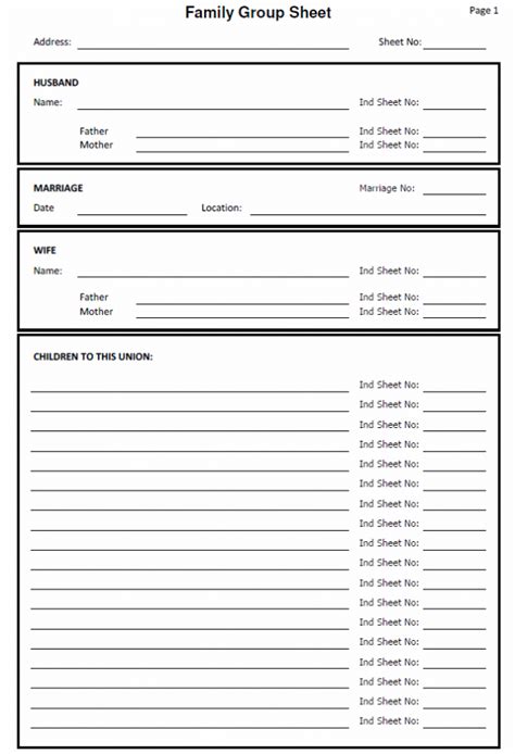 fillable genealogy forms family worksheet family tree forms