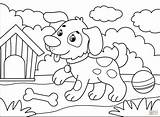 Coloring Dog Pages Printable Dogs Drawing Supercoloring Animals Paper sketch template