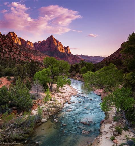 zion national park springdale utah  virgin river zion national