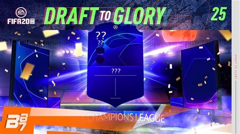blue champions league player packed fifa  draft  glory  youtube