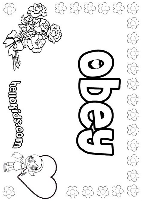 obey coloring pages hellokidscom