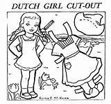 Dutch Paper Girl Cut Dolls Boy Vintage Coloring Doll Mckean Pages Template Cuts Girls Holland Sweet January Visit Emma Mostly sketch template