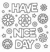 Coloring Nice Pages Vector Vectorstock Happy Royalty Quotes Illustration Stock sketch template