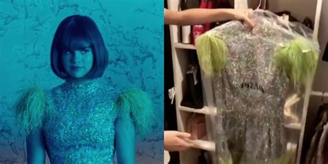 selena gomez giving away back to you music video dress