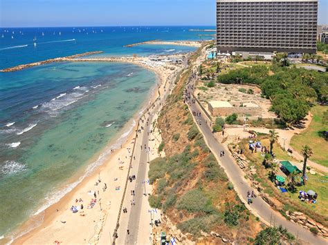tel aviv promenade attractions  tel aviv beach israel