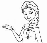 Elsa Drawing Frozen Easy Anna Disney Olaf Drawings Getdrawings Paintingvalley Drawn sketch template