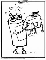 Storybots Kolorowanki Bots Dzieci Bestcoloringpagesforkids Valentine Boop Hearts ระบาย Stampare Agli Chiedi Wydruku sketch template