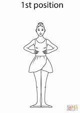 Ballet Coloring Pages Position 1st Printable Dance Positions Ballerina Google Kids Color Sheets Colouring Sheet Do Supercoloring Dancer Releve Moves sketch template