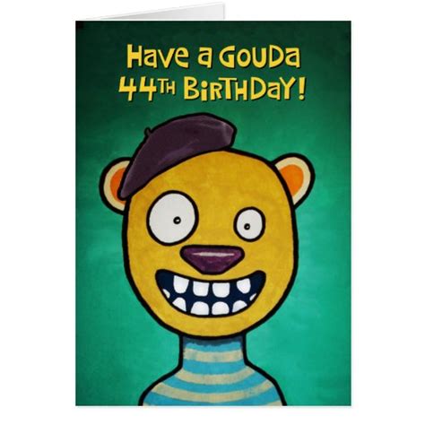 Funny 44th Birthday Card For Her Zazzle