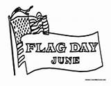 Flag Coloring Pages June Colormegood Flagday Holidays sketch template
