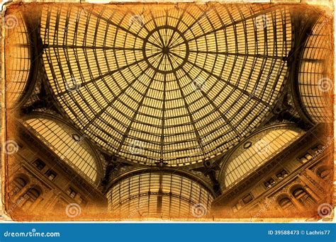 naples stock image image  galleria panes central