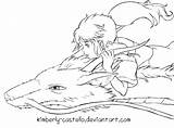 Ghibli Spirited Haku Chihiro Kimberly Castello Miyazaki Moving Drawings Howl Koi Princesa Outline Getdrawings Divyajanani Mononoke sketch template