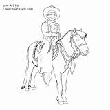 Coloring Shetland Saddle Pony Western Pages Under Color Cowboy Little Kids Line Index Getdrawings Getcolorings Ride Own sketch template