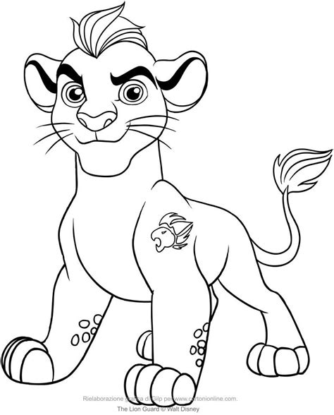 lion guard fuli coloring pages printable coloring pages