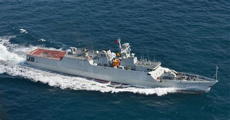 defense updates chinas  type  class corvette sets   sea