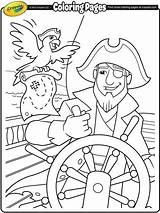 Coloring Pages Pirate Pirates Colouring Crayola Sheets Ship Print Helm Worksheets Ships Homework Kids Printable Color Book Preschool Getdrawings Getcolorings sketch template