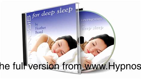 hypnosis for sleep by heather bestel youtube
