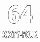Number Sixty Twenty Two Pages Coloring Four sketch template