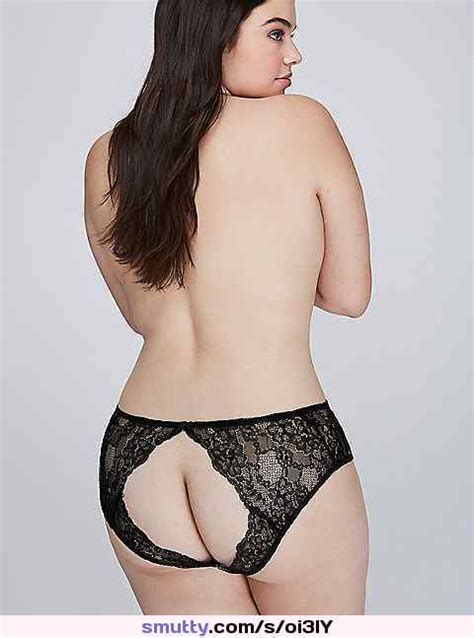 Open Back Lace Hipster Panty With Split Gusset Lane Bryant