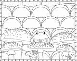 Toads sketch template