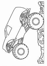 Grave Monster Coloring Truck Digger Pages Getcolorings Getdrawings Colorings sketch template