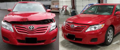 red toyota traditional auto body
