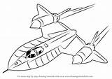 Blackbird Lockheed Sr sketch template