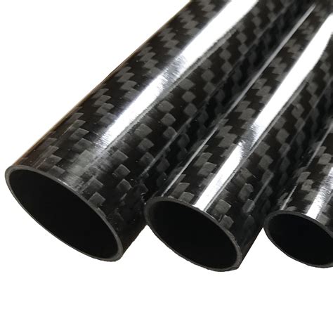 carbon fiber tube mm  mm  mm  roll wrapped  carbon fiber tube glossy