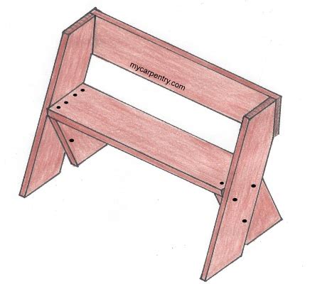 easy bench plans build   outdoor bench