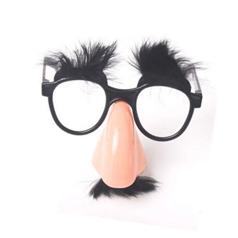 Party Accessory Mustache Fake Nose Eyebrow Clown Funny Costume Props