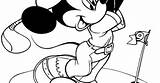 Mickey Mouse Golf Coloring sketch template