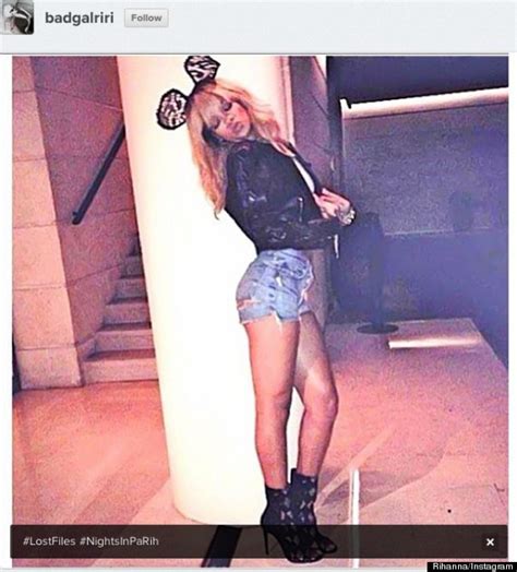Rihanna In Paris Singer Gets Sexy On Instagram Photos