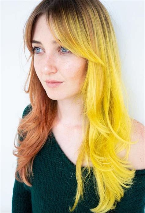 61 Sunshine Yellow Hair Color Shades To Liven Up Your Look In 2021