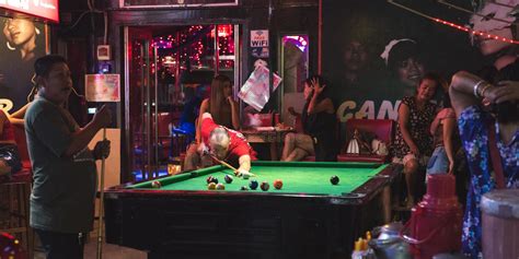 phnom penh cambodia the interior of candy bar with a pool table a