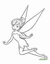 Coloring Fairies Pages Disney Tinkerbell Bell Tinker Fairy Flying Printable Print Disneyclips Silvermist Color Book Getcolorings Gif Sketch Sassy Template sketch template
