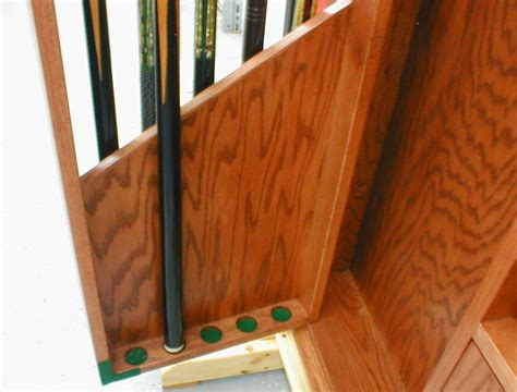 pool cue cabinet finewoodworking