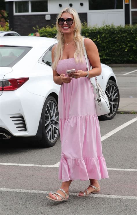 Christine Mcguinness In Pink Out In Wilmslow Cheshire 07 13 2021