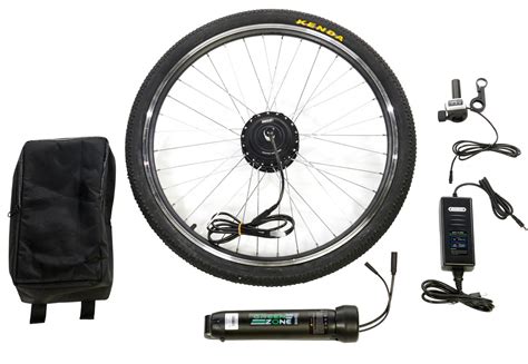 electric bike kits  front wheel  volts  watts green zone bikes