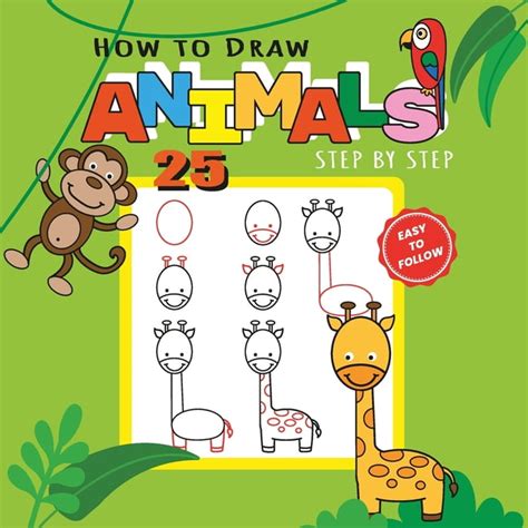 draw  animals step  step learn   draw cute animals