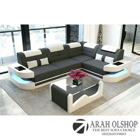 jual sofa sudut  modern  lapak arah olshop arholshop