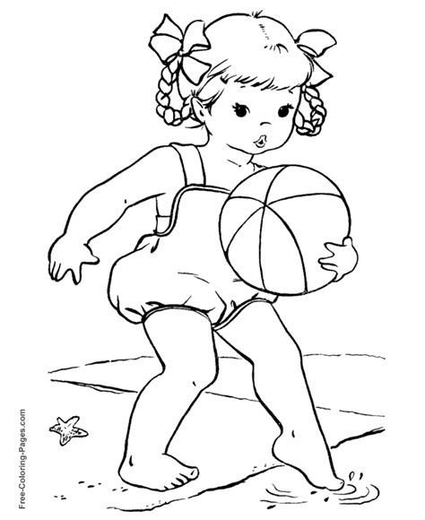 summer season  nature printable coloring pages