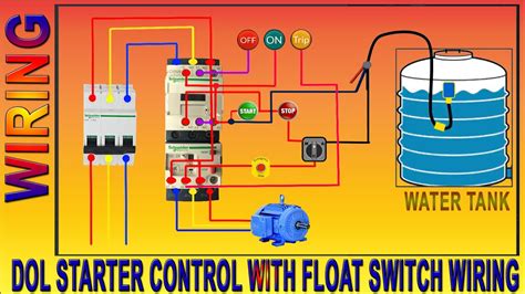 dol circuit wiring diagram  phase motor control circuit diagram   simple contactor