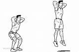 Squat Exercise Squats Workoutlabs Esercizi Sentadillas Dibujo Fakta Gerakan Jumps Salto Sentadilla Pliometria Olahraga Ejercicios Saltos Cabang sketch template