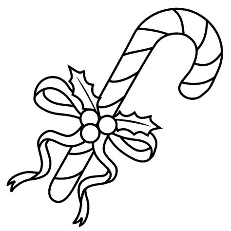 candy cane coloring page coloring pages