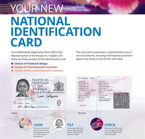 national identification card launched news extra trinidadexpresscom