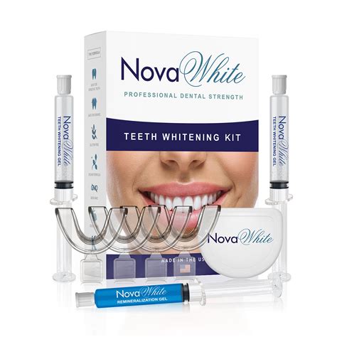 novawhite tooth whitening kit  treatments   carbamide peroxide