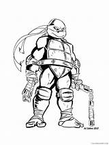 Turtles Mutant Coloring4free sketch template