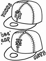 Coloring Pages Caps Sheets York Mets Ny Fitted Getcolorings Comments Kids Getdrawings 2009 sketch template