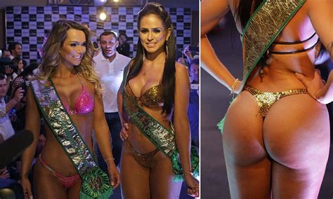 brazilian beauty wins country s miss bum bum contest