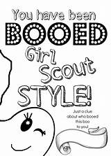 Scout Scouts Promise Boo Brownie Law Brownies Been Pfadfinderin Booed Troop sketch template